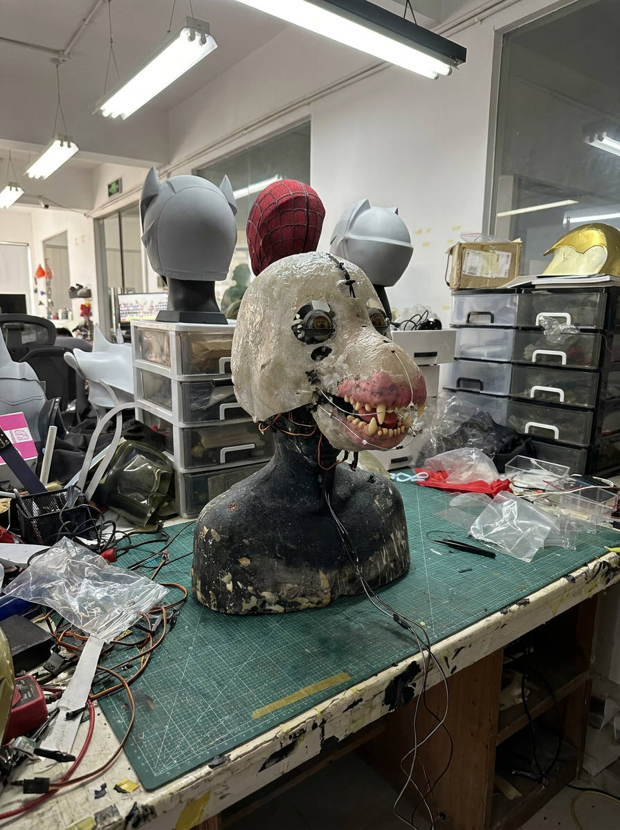 Realistic African Lion Head Mask