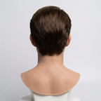 Realistic silicone head mask – rear view