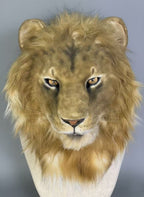 Realistic African Lion Head Mask