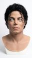 Realistic Michael Jackson silicone head mask – front view
